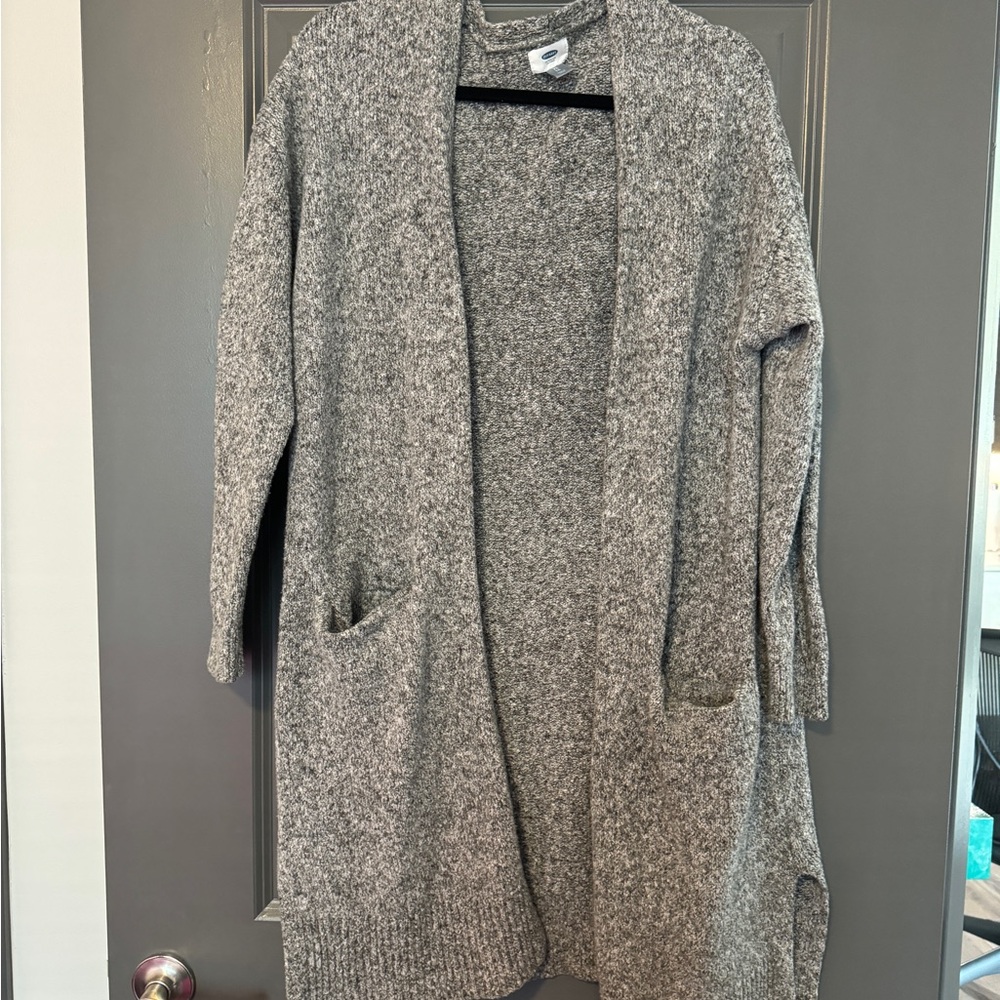 Old Navy Long Cardigan Grey